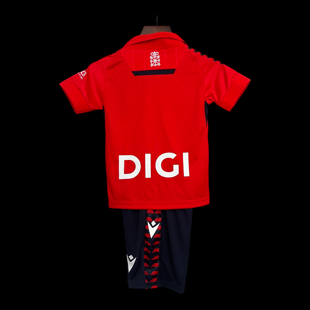 Vue arrière Osasuna Maillot Domicile 2526 – Enfant